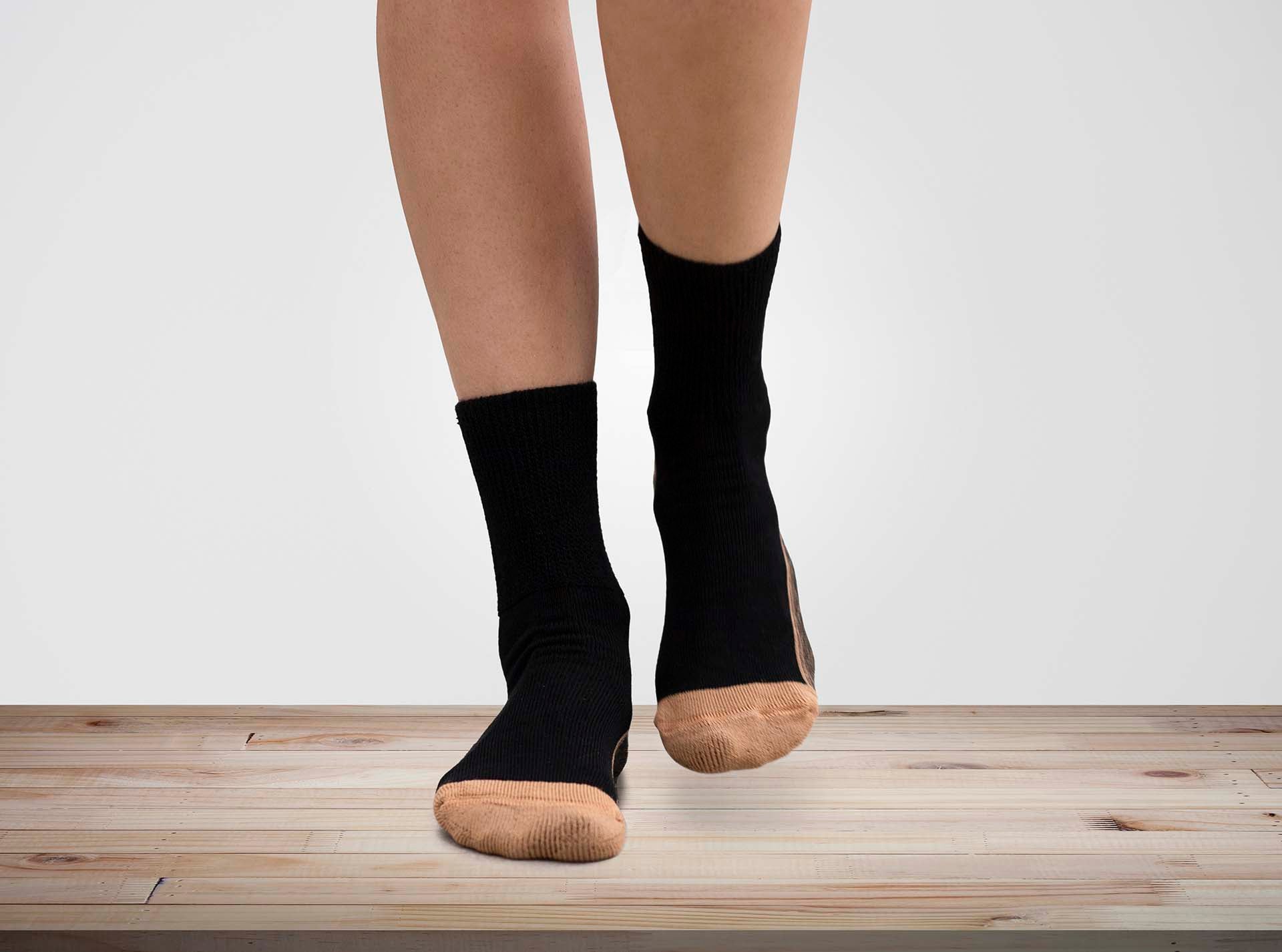 Eculage™ Sensitive Feet Socks (Black)